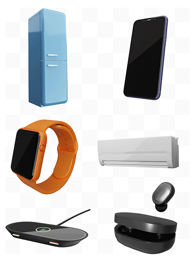 空调与智能设备配件 免费PNG素材下载指南